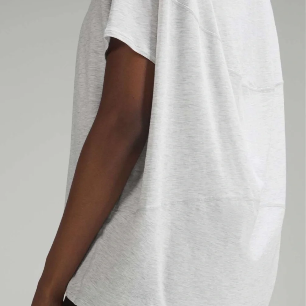 Lululemon Back in Action Short-Sleeve Shirt Heathered Core Ultra Light Grey